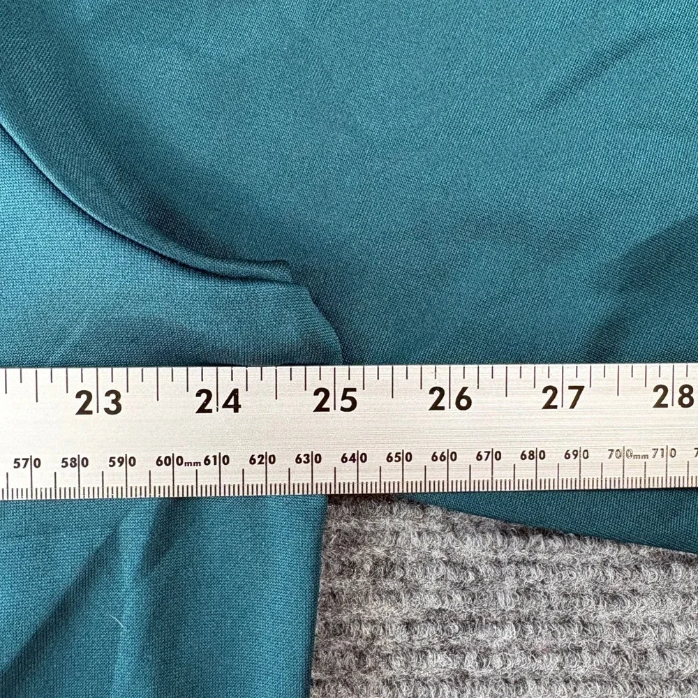 Nike Dri-FIT Mens XL 1/4 Zip Pullover Teal Green Mock Neck Long Sleeve Shirt